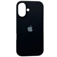 Накладка (з мікрофіброю) Silk with Magnetic для iPhone 16- чорний