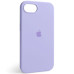 Накладка (з мікрофіброю) Silk with Magnetic для iPhone 16e / iPhone 17e- бузковий