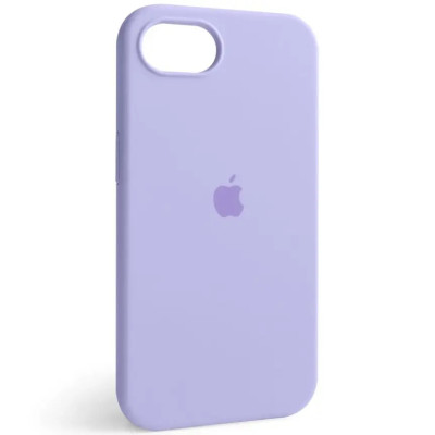 Накладка (з мікрофіброю) Silk with Magnetic для iPhone 16e / iPhone 17e- лавандовий