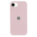 Накладка (з мікрофіброю) Silk with Magnetic для iPhone 16e / iPhone 17e- рожевий пісок