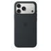 Накладка (з мікрофіброю) Silk with Magnetic для iPhone 17 Pro Max- чорний