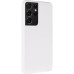 Накладка (з мікрофіброю) Silicone Cover Lakshmi для Samsung S21 Ultra- білий