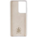 Накладка (з мікрофіброю) Silicone Cover Lakshmi для Samsung S21 Ultra- білий