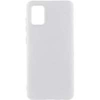 Накладка (з мікрофіброю) Silicone Cover Lakshmi для Samsung A51 / A515- білий