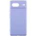 Накладка (з мікрофіброю) Silicone Cover Lakshmi Full Camera для Google Pixel 7- бузковий