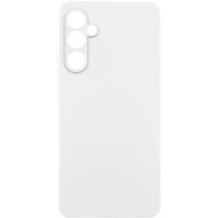 Накладка (з мікрофіброю) Silicone Cover Lakshmi Full Camera для Samsung S24 FE- білий