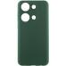 Накладка (з мікрофіброю) Silicone Cover Lakshmi Full Camera для Xiaomi 14T- темно-зелений