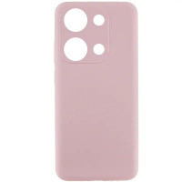 Накладка (з мікрофіброю) Silicone Cover Lakshmi Full Camera для Xiaomi 14T- рожевий пісок