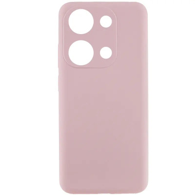 Накладка (з мікрофіброю) Silicone Cover Lakshmi Full Camera для Xiaomi 14T- рожевий пісок