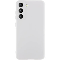 Накладка (з мікрофіброю) Silicone Cover Lakshmi Full Camera для Samsung S21 FE- білий