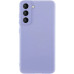 Накладка (з мікрофіброю) Silicone Cover Lakshmi Full Camera для Samsung S21 FE- бузковий