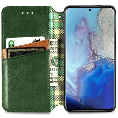 Чохол-книжка GETMAN Cubic для Samsung A36 5G / A56 5G- зелений Чохол-книжка GETMAN Cubic для Samsung A36 5G / A56 5G- зелений