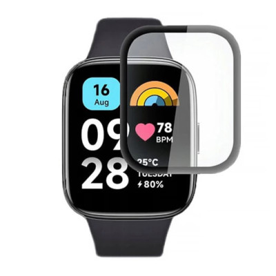 Плівка захисна PET + PmmA для Xiaomi Redmi Watch 3 Active- чорний Плівка захисна PET + PmmA для Xiaomi Redmi Watch 3 Active- чорний