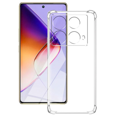 Накладка GETMAN посилені кути для Infinix Note 40 4G- прозорий Накладка GETMAN посилені кути для Infinix Note 40 4G- прозорий