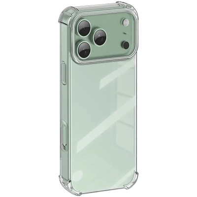 Накладка GETMAN посилені кути для iPhone 17 Pro Max- прозорий Накладка GETMAN посилені кути для iPhone 17 Pro Max- прозорий