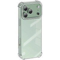 Накладка GETMAN посилені кути для iPhone 17 Pro- прозорий Накладка GETMAN посилені кути для iPhone 17 Pro- прозорий