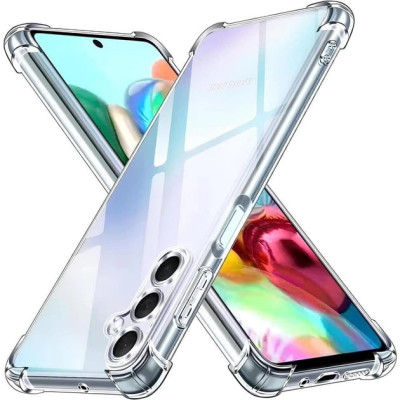 Накладка GETMAN посилені кути для Samsung A35- прозорий Накладка GETMAN посилені кути для Samsung A35- прозорий