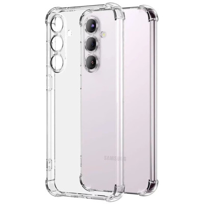 Накладка GETMAN посилені кути для Samsung S24- прозорий Накладка GETMAN посилені кути для Samsung S24- прозорий