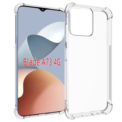 Накладка GETMAN посилені кути для ZTE Blade A73 4G- прозорий Накладка GETMAN посилені кути для ZTE Blade A73 4G- прозорий