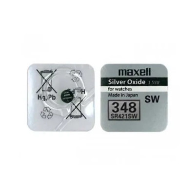 Батарейка SR 421 SW / 348 срібло Maxell Батарейка SR 421 SW / 348 срібло Maxell