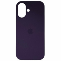 Накладка (з мікрофіброю) Silk Full Protective для iPhone 17- чорна бузина