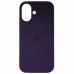 Накладка (з мікрофіброю) Silk Full Protective для iPhone 17- чорна бузина