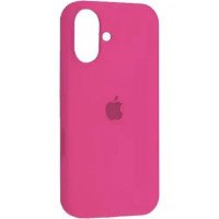 Накладка (з мікрофіброю) Silk Full Protective для iPhone 17- малиновий