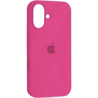 Накладка (з мікрофіброю) Silk Full Protective для iPhone 17- малиновий