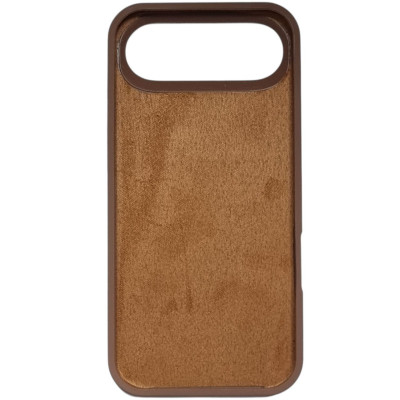 Накладка (з мікрофіброю) Silk Full Protective для iPhone 17 Air- коричневий