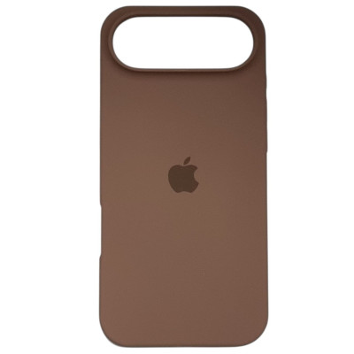 Накладка (з мікрофіброю) Silk Full Protective для iPhone 17 Air- коричневий