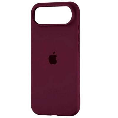 Накладка (з мікрофіброю) Silk Full Protective для iPhone 17 Air- марсала