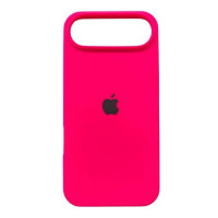 Накладка (з мікрофіброю) Silk Full Protective для iPhone 17 Air- яскраво-рожевий