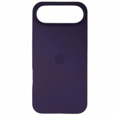 Накладка (з мікрофіброю) Silk Full Protective для iPhone 17 Air- чорна бузина