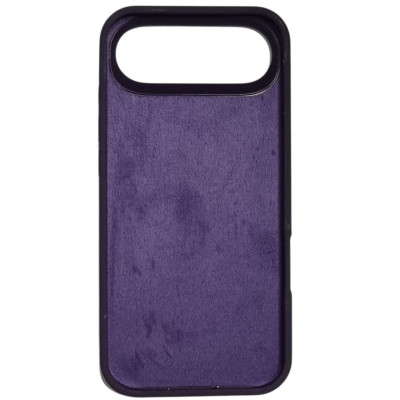 Накладка (з мікрофіброю) Silk Full Protective для iPhone 17 Air- чорна бузина