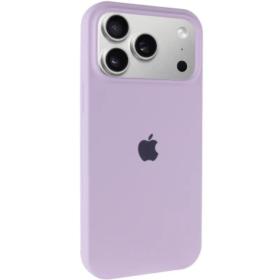Накладка (з мікрофіброю) Silk Full Protective для iPhone 17 Pro- ліловий