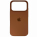 Накладка (з мікрофіброю) Silk Full Protective для iPhone 17 Pro Max- коричневий
