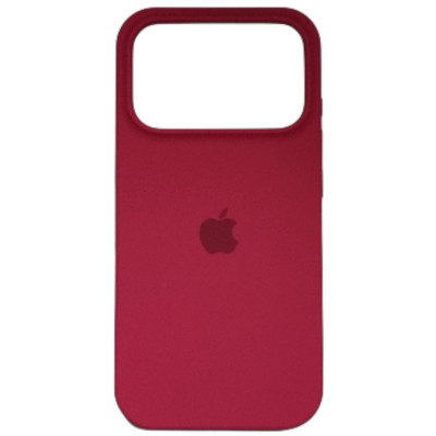 Накладка (з мікрофіброю) Silk Full Protective для iPhone 17 Pro Max- червона троянда