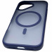 Накладка Matte Color with Magnetic для iPhone 17- темно-синій Накладка Matte Color with Magnetic для iPhone 17- темно-синій