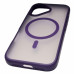 Накладка Matte Color with Magnetic для iPhone 17- темно-фіолетовий