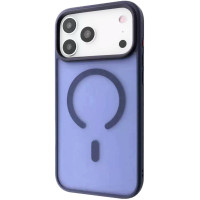 Накладка Matte Color with Magnetic для iPhone 17 Pro Max - темно-синій