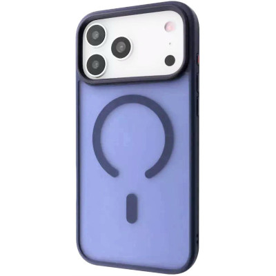 Накладка Matte Color with Magnetic для iPhone 17 Pro Max - темно-синій Накладка Matte Color with Magnetic для iPhone 17 Pro Max - темно-синій