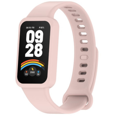 Ремінець для Xiaomi Redmi Band 3 / Xiaomi Smart 9 Active- рожевий
