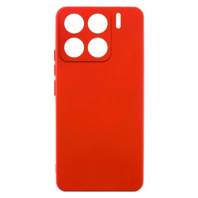 Накладка (з мікрофіброю) Silicone Cover Lakshmi Full Camera для Xiaomi 15- червоний