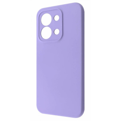 Накладка (з мікрофіброю) Silicone Cover Lakshmi Full Camera для Xiaomi Redmi 15C (UA/Europe 173mm)- бузковий