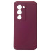 Накладка (з мікрофіброю) GETMAN Liquid Silk Full Camera для Xiaomi Redmi 15 (Global)- марсала