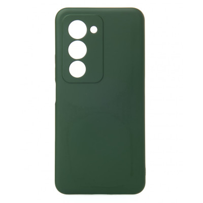 Накладка (з мікрофіброю) GETMAN Liquid Silk Full Camera для Xiaomi Redmi 15 (Global)- темно-зелений Накладка (з мікрофіброю) GETMAN Liquid Silk Full Camera для Xiaomi Redmi 15 (Global)- темно-зелений