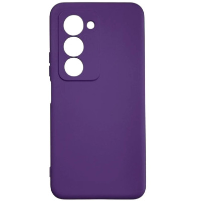 Накладка (з мікрофіброю) GETMAN Liquid Silk Full Camera для Xiaomi Redmi 15 (Global)- фіолетовий Накладка (з мікрофіброю) GETMAN Liquid Silk Full Camera для Xiaomi Redmi 15 (Global)- фіолетовий