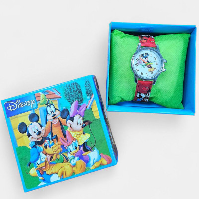 Годинник наручний Дитячий каучук, Mickey Mouse Disney (Box)