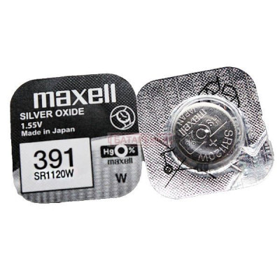 Батарейка G8 срібло Maxell SR 1120W (391) Батарейка G8 срібло Maxell SR 1120W (391)