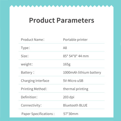 Дитячий термопринтер A8 Cat printer, bluetooth, рожевий Дитячий термопринтер A8 Cat printer, bluetooth, рожевий